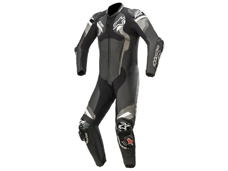 ALPINESTARS Atem v4 Leather 1 Pc Blk/Gry/Wh click to zoom image