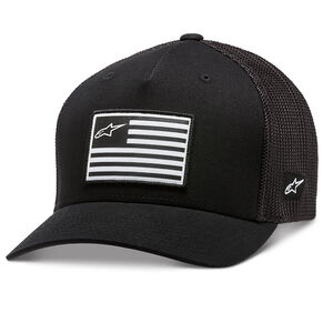 ALPINESTARS Flag Snapback Hat Black Black 