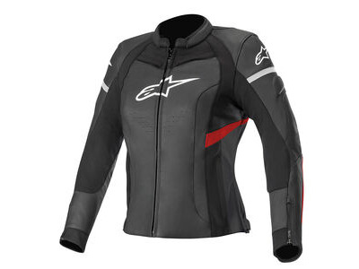 ALPINESTARS Stella Kira Leath Jkt Blk/R/Fluo