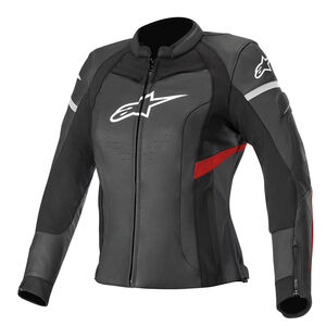 ALPINESTARS Stella Kira Leath Jkt Blk/R/Fluo 