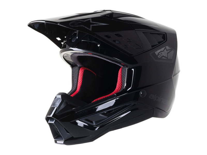ALPINESTARS S-M5 Scout Helmet Ece Black Silver Glossy click to zoom image