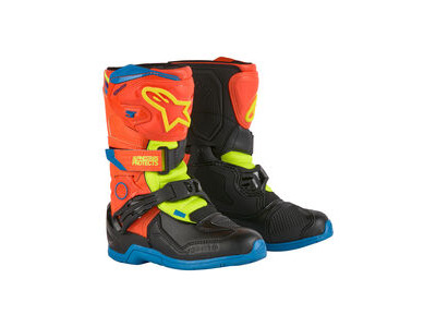 ALPINESTARS Tech 3S Kids - Orange Fluo Enamel Blue Yel Fl