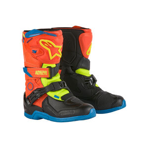 ALPINESTARS Tech 3S Kids - Orange Fluo Enamel Blue Yel Fl 