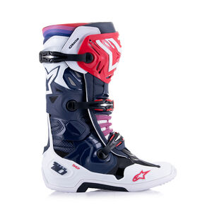 ALPINESTARS Tech 10 Supervented - Night Navy White Rainbow click to zoom image