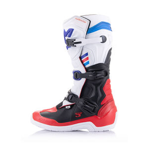 ALPINESTARS Tech 3 - White Bright Red Dark Blue click to zoom image