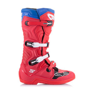 ALPINESTARS Tech 5 - Bright Red Dark Red Alpine Blu click to zoom image