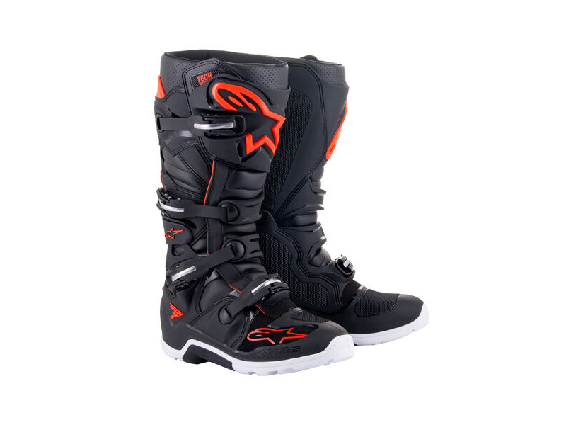 ALPINESTARS Tech 7 Enduro - Black Red Fluo click to zoom image