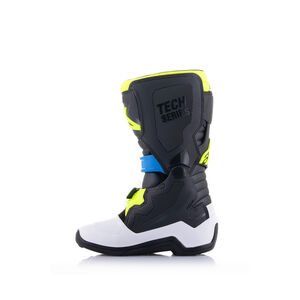 ALPINESTARS Tech 7S Youth - Black Enamel Blue Yellow Fluo click to zoom image