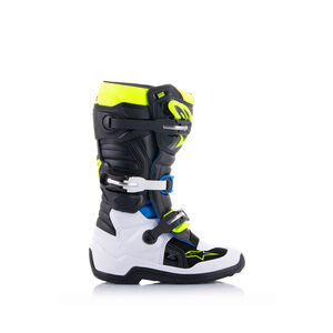 ALPINESTARS Tech 7S Youth - Black Enamel Blue Yellow Fluo click to zoom image