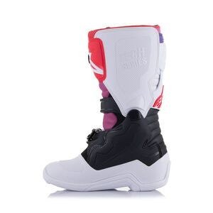 ALPINESTARS Tech 7S Youth - White Black Rainbow click to zoom image