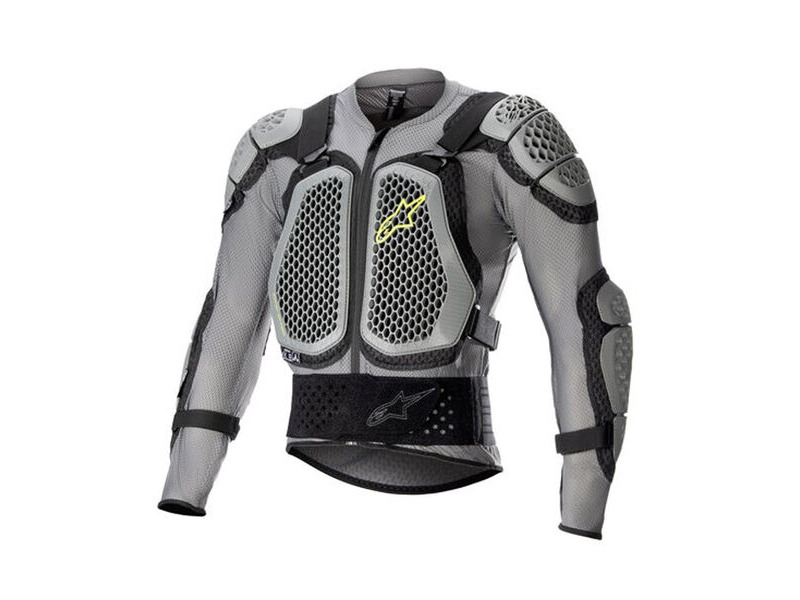 ALPINESTARS Bionic Action V2 Protection Jacket - Gray Black Yellow Fluo click to zoom image