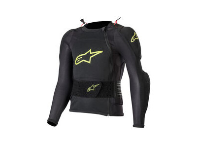 ALPINESTARS Bionic Plus Youth Protection Jacket - Long Sleeve Black Yellow Fluo