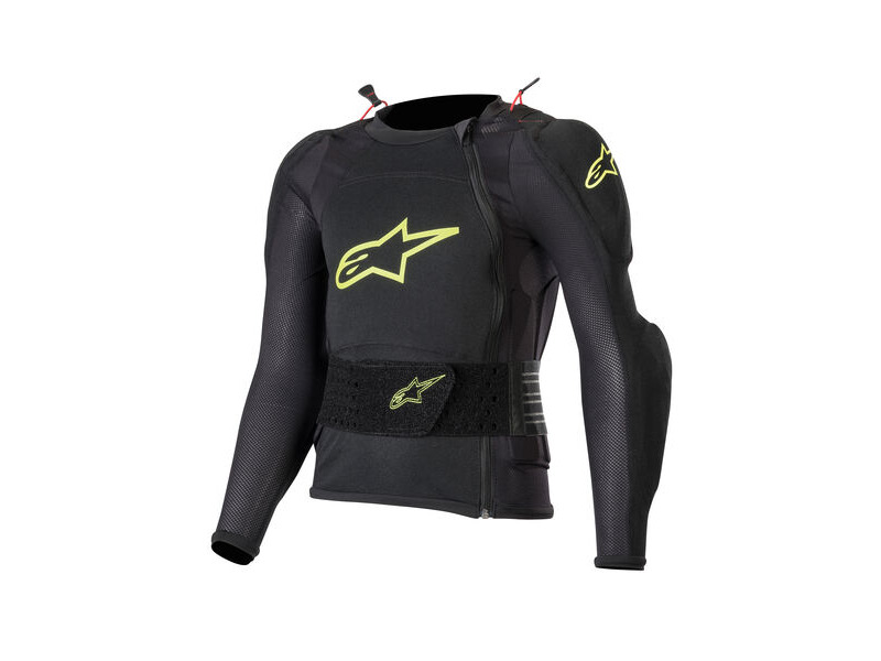 ALPINESTARS Bionic Plus Youth Protection Jacket - Long Sleeve Black Yellow Fluo click to zoom image