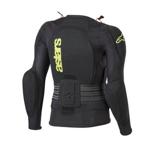 ALPINESTARS Bionic Plus Youth Protection Jacket - Long Sleeve Black Yellow Fluo click to zoom image