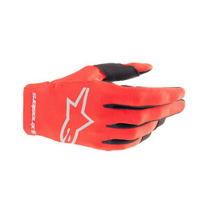 ALPINESTARS Youth Radar Gloves - Mars Red / Silver 