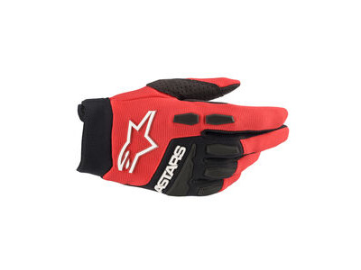 ALPINESTARS Full Bore Gloves - Bright Red Black