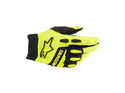 ALPINESTARS Full Bore Gloves - Yellow Fluo Black