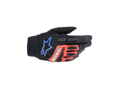 ALPINESTARS Full Bore XT Gloves - Black Bright Red Blue