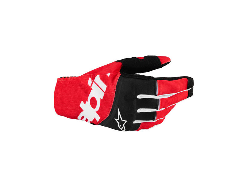 ALPINESTARS Techstar Gloves - Black Bright Red click to zoom image