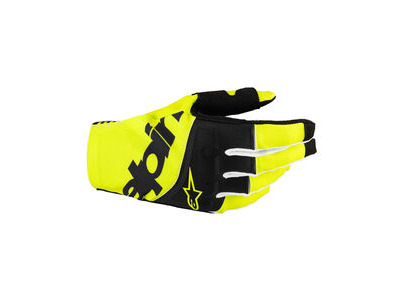 ALPINESTARS Techstar Gloves - Black Yellow Fluo