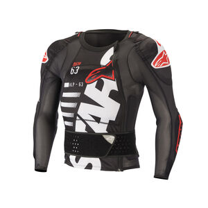 ALPINESTARS Sequence Protection Jacket - Long Sleeve - Black White Red 