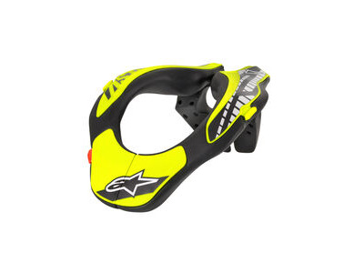 ALPINESTARS Youth Neck Support - Black Yellow Fluo - One Size