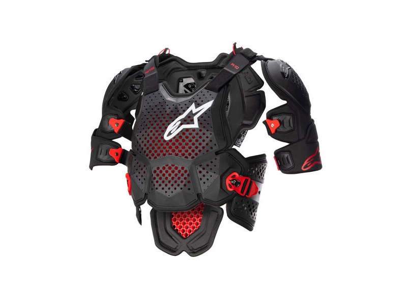 ALPINESTARS A-10 V2 Full Chest Protector - Anthracite Black Red click to zoom image