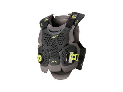 ALPINESTARS A-4 Max Chest Protector - Black Anthracite Yellow Fluo