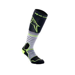 ALPINESTARS MX Pro Socks Black Gray Yellow Fluo 