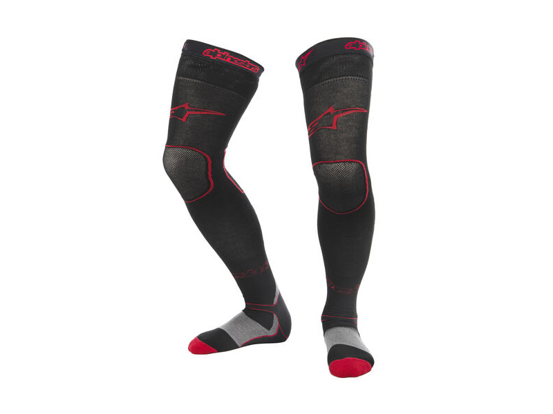 ALPINESTARS MX Socks Long Black Red click to zoom image