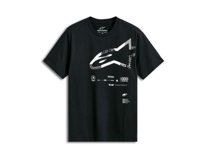 ALPINESTARS Geografica SS CSF Tee Black click to zoom image