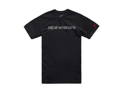 ALPINESTARS Linear Wordmark 2.0 CSF Tee Black Grey Red
