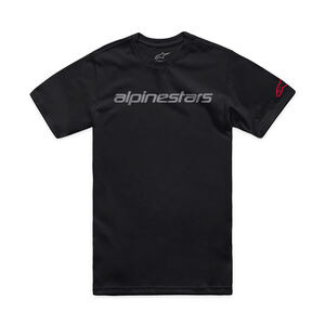 ALPINESTARS Linear Wordmark 2.0 CSF Tee Black Grey Red 