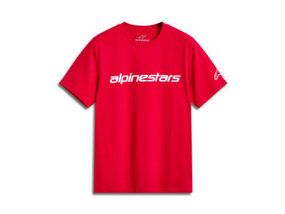ALPINESTARS Linear Wordmark 2.0 CSF Tee Red White