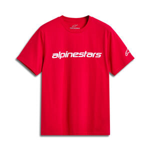 ALPINESTARS Linear Wordmark 2.0 CSF Tee Red White 