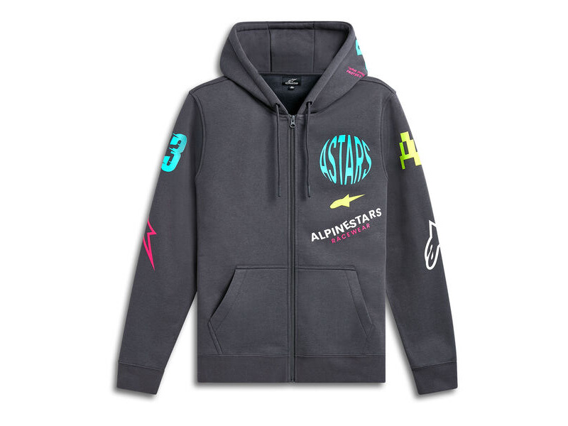ALPINESTARS Variegate Hoodie Gunmetal click to zoom image