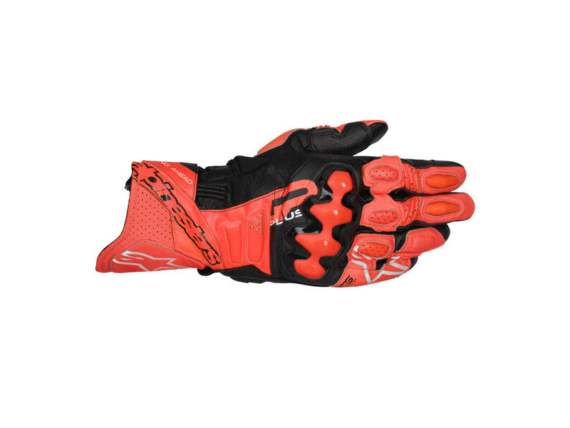 ALPINESTARS GP Plus R V3 Gloves Bright Red Red Fluo Black click to zoom image