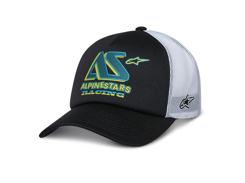 ALPINESTARS Ayess Trucker Hat Black White click to zoom image