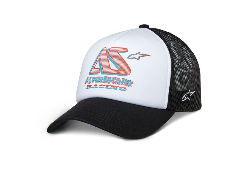 ALPINESTARS Ayess Trucker Hat White Black click to zoom image