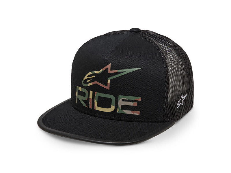 ALPINESTARS Ride 4.0 Camo Trucker Hat Black click to zoom image