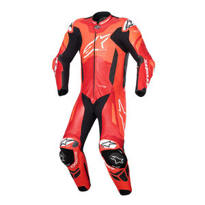 ALPINESTARS GP Plus V4 Sprint 1PC Lthr Suit Red/Fluo/Mid Red/Wht 