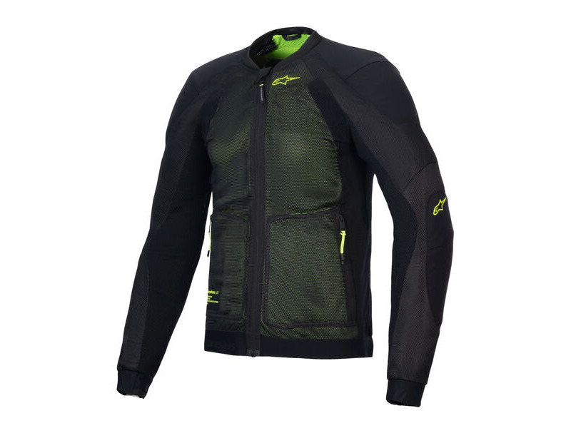 ALPINESTARS Troop-Air Jacket Black Yellow Fluo click to zoom image