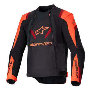 ALPINESTARS T-Stunt Air Jacket Black Red Fluo Dark Red 