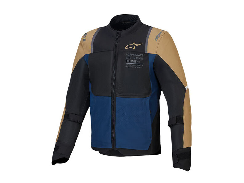 ALPINESTARS ST-2 Air Jacket Deep Blue Dark Khaki Black click to zoom image
