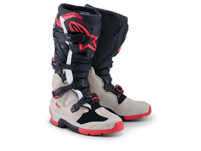 ALPINESTARS Tech 7 Enduro - Black Light Gray Bright Red