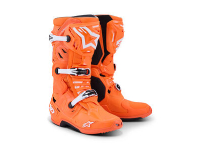 ALPINESTARS Tech 10 Supervented - Orange Fluo Black White
