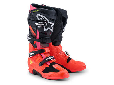 ALPINESTARS Tech 7 - Black Red Fluo Pink Fluo