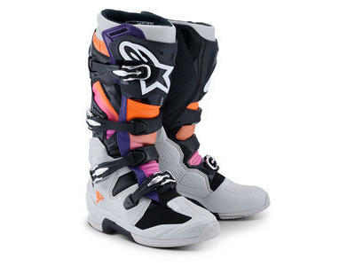 ALPINESTARS Tech 7 - Black Light Gray Orange Fluo Magenta