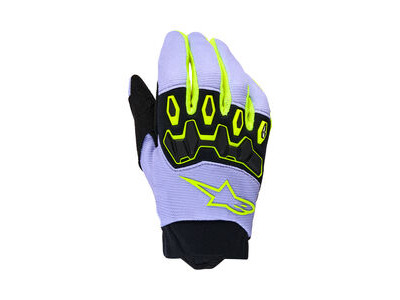 ALPINESTARS Youth & Kids Full Bore V2 Gloves Purple Yellow Fluo
