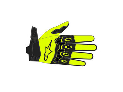 ALPINESTARS Youth & Kids Full Bore V2 Gloves Yellow Fluo Black